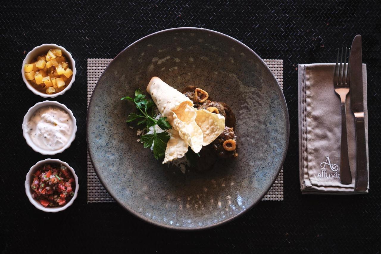 Alluvia Boutique Winery & Luxury Accommodation Stellenbosch Luaran gambar A dish at the restaurant